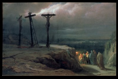 Night at Golgotha, 1869 by Vasili Vasilievich Vereshchagin